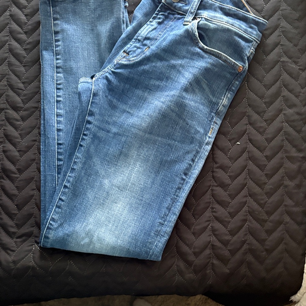 American Eagle Outfitters Men's Light Blue Skinny Jeans